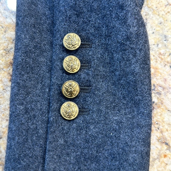 Fossil Wool Military Style Pea Coat - Picture 7 of 13